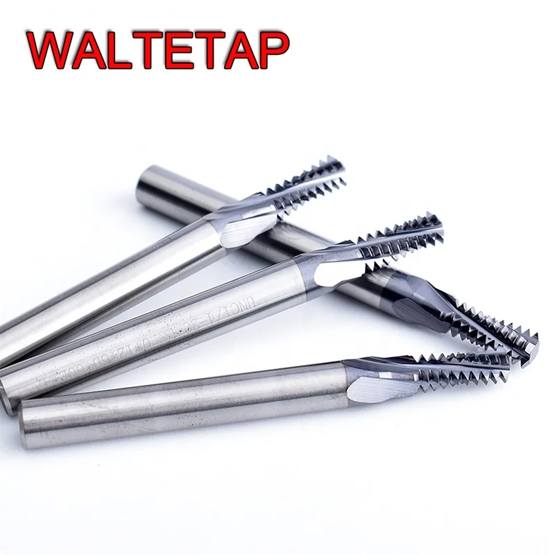 CNC 60 Degree Solid Carbide Tungsten Steel Full Thread Milling Cutter M3 M4 M5 M6 M8 M10 M12 M14 M16 M18 M20 M24 Mill Mills