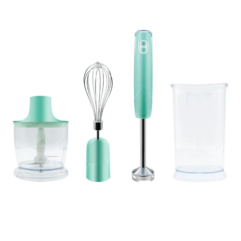 Multi-Use Hand-held Mixer Stick Cordless Whisk Food Grade Juicer Ice Blade Blender