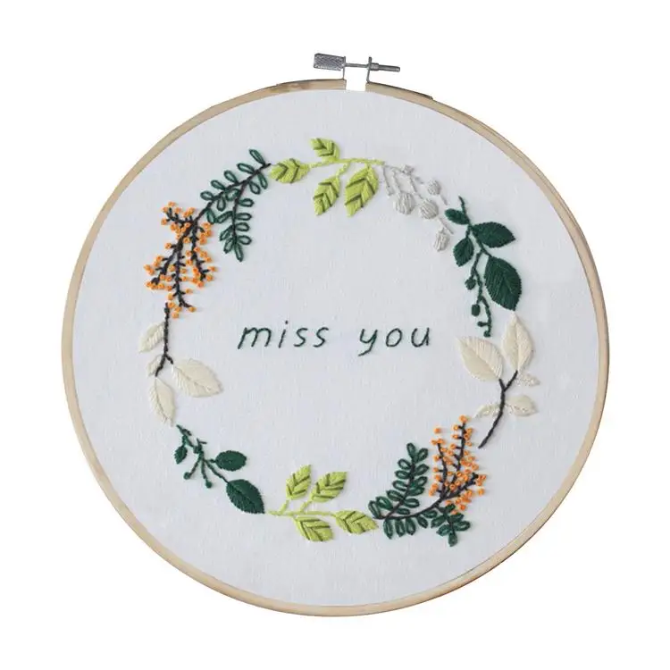 
Cross Stitch Kit Exquisite Beginner Embroidery Art Gift Punch Needle Cross Stitch Kits Embroidery Set Beginner 