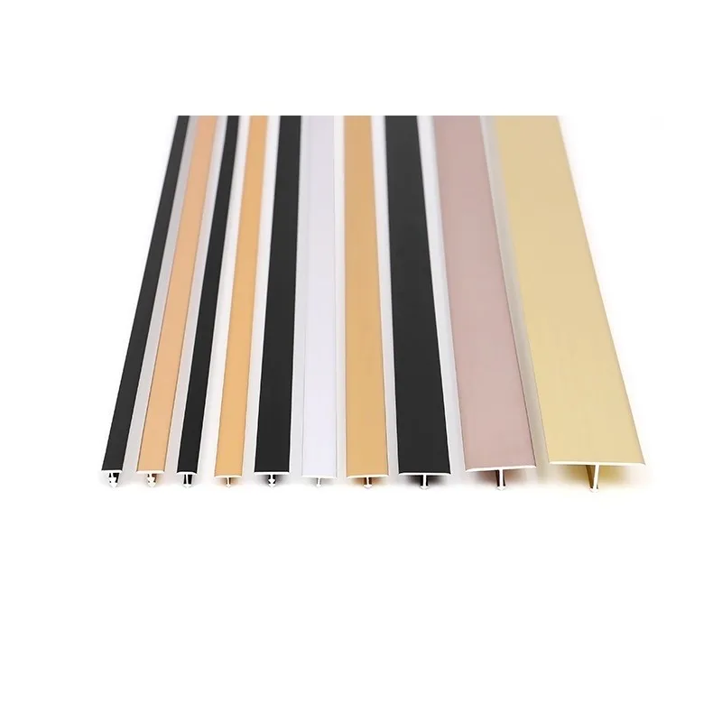 18mm champagne decorative edge banding aluminum strip Aluminum alloy for T-shaped edge banding