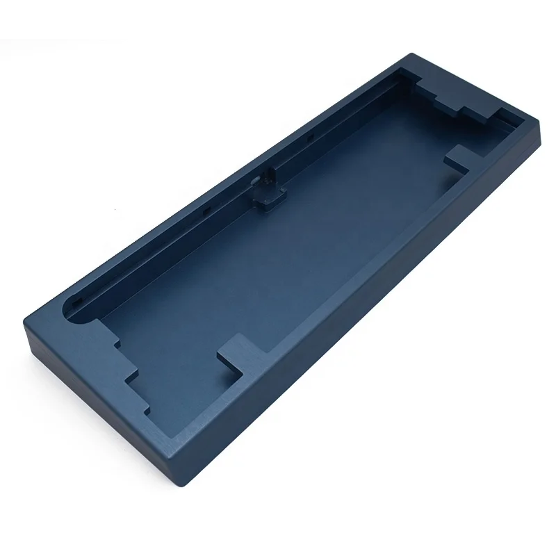 Пользовательский 60% поликарбонатный акриловый латунный алюминиевый механический корпус клавиатуры и тяжелая пластина обработка с ЧПУ