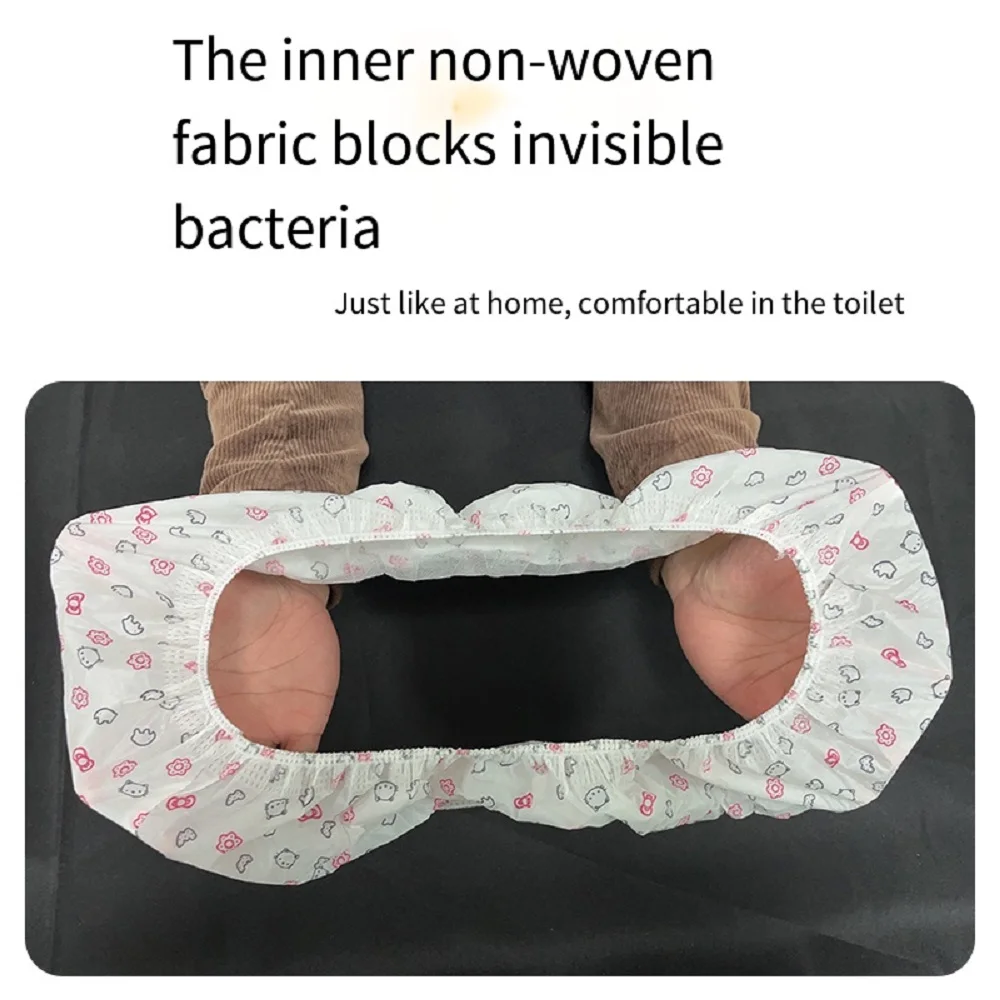 Disposable Printed Non-Woven Toilet Mat Waterproof Sanitary Maternity Seat Mat Travel Hotel Portable Toilet Mat Direct Sales