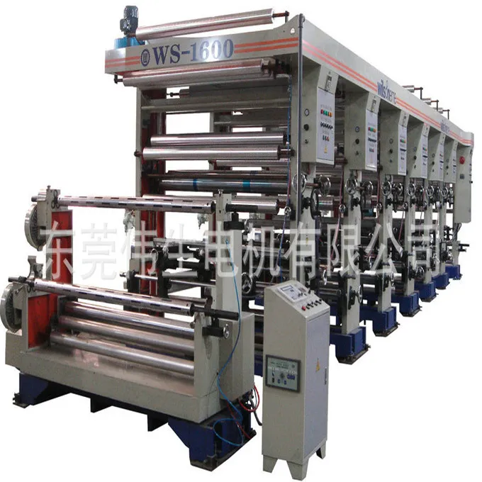 
Group sealing tape logo gravure printing machine 