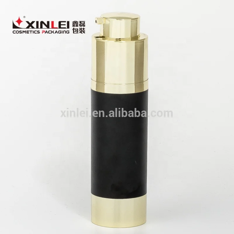 
Ningbo export black and gold empty for roll on bottle empty bottles for cosmetics 
