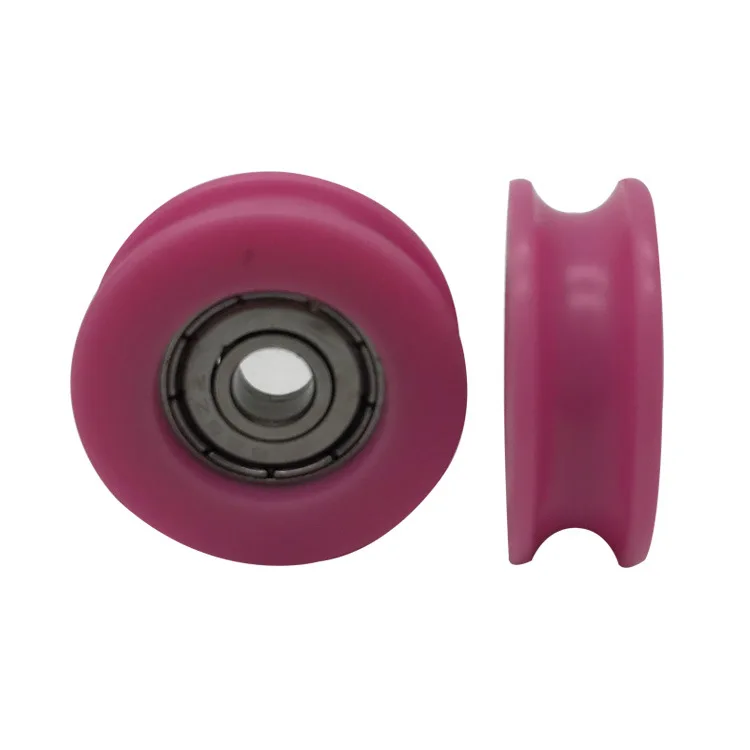 Plastic Sliding Roller Wheel 625z Bearing U Shape Pulley Wheel for Door and Window