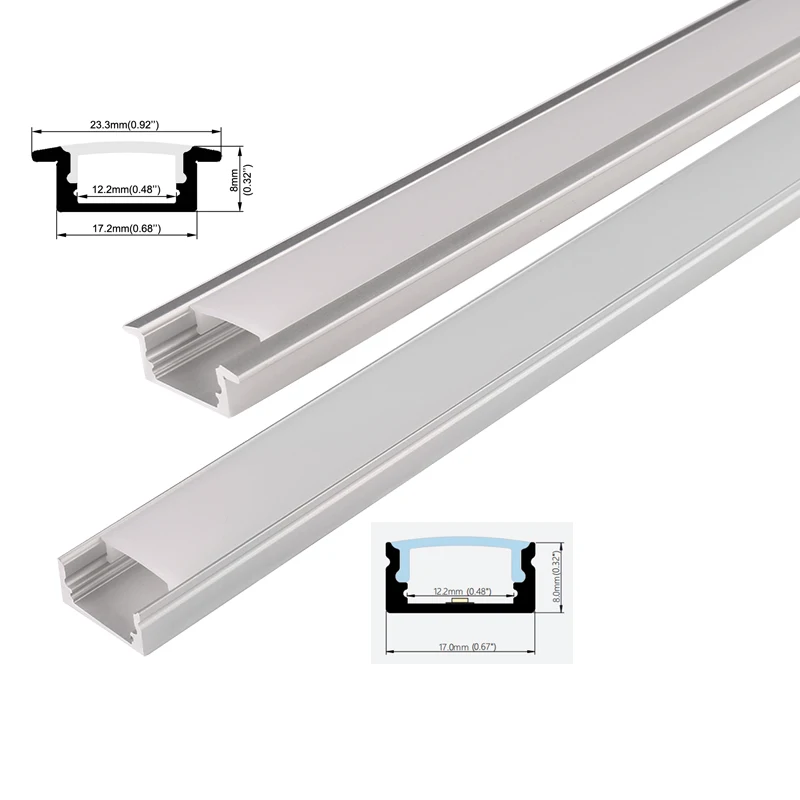 commercial & industrial lighting led profile recessed led linear light system lighting  for clothing store