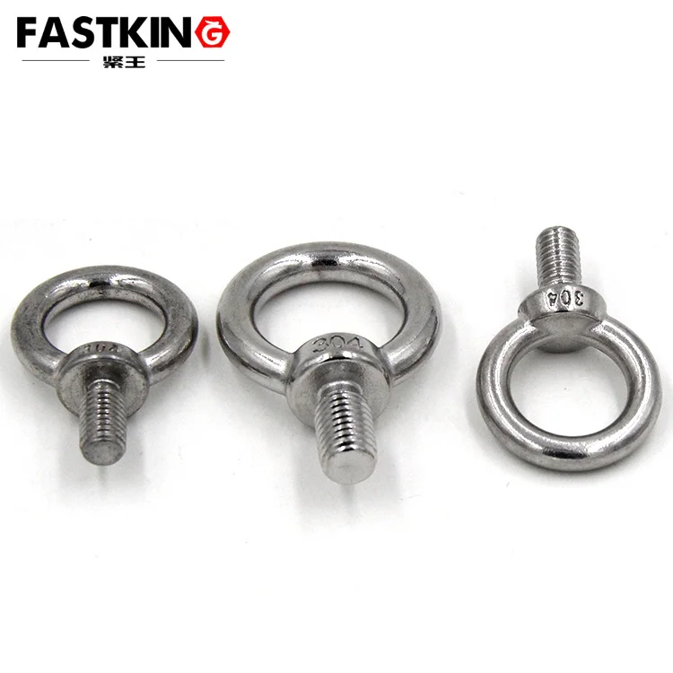 Metal Lifting Eye Bolt Lifting Swivel Eye Bolts Ring DIN580 Stainless steel