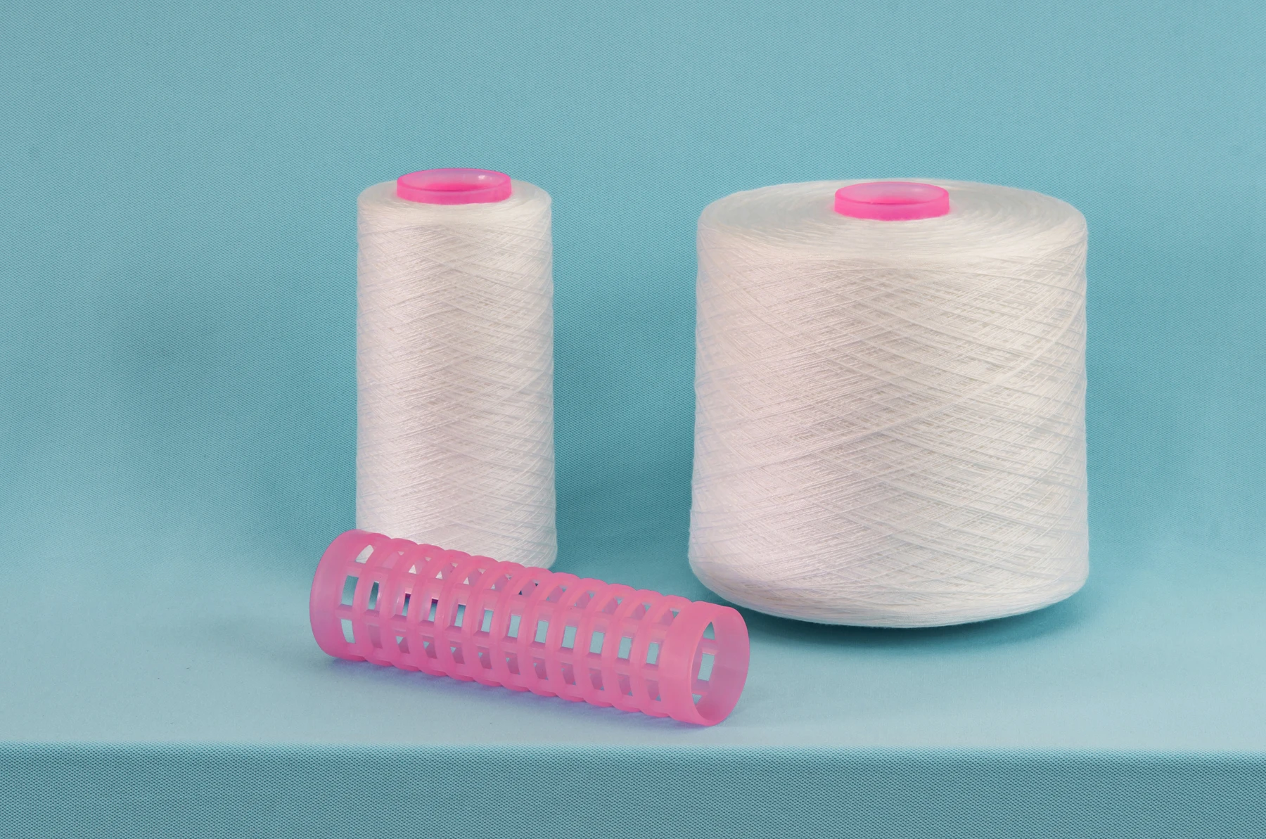  40/2 raw white color spun polyester thread for sewing