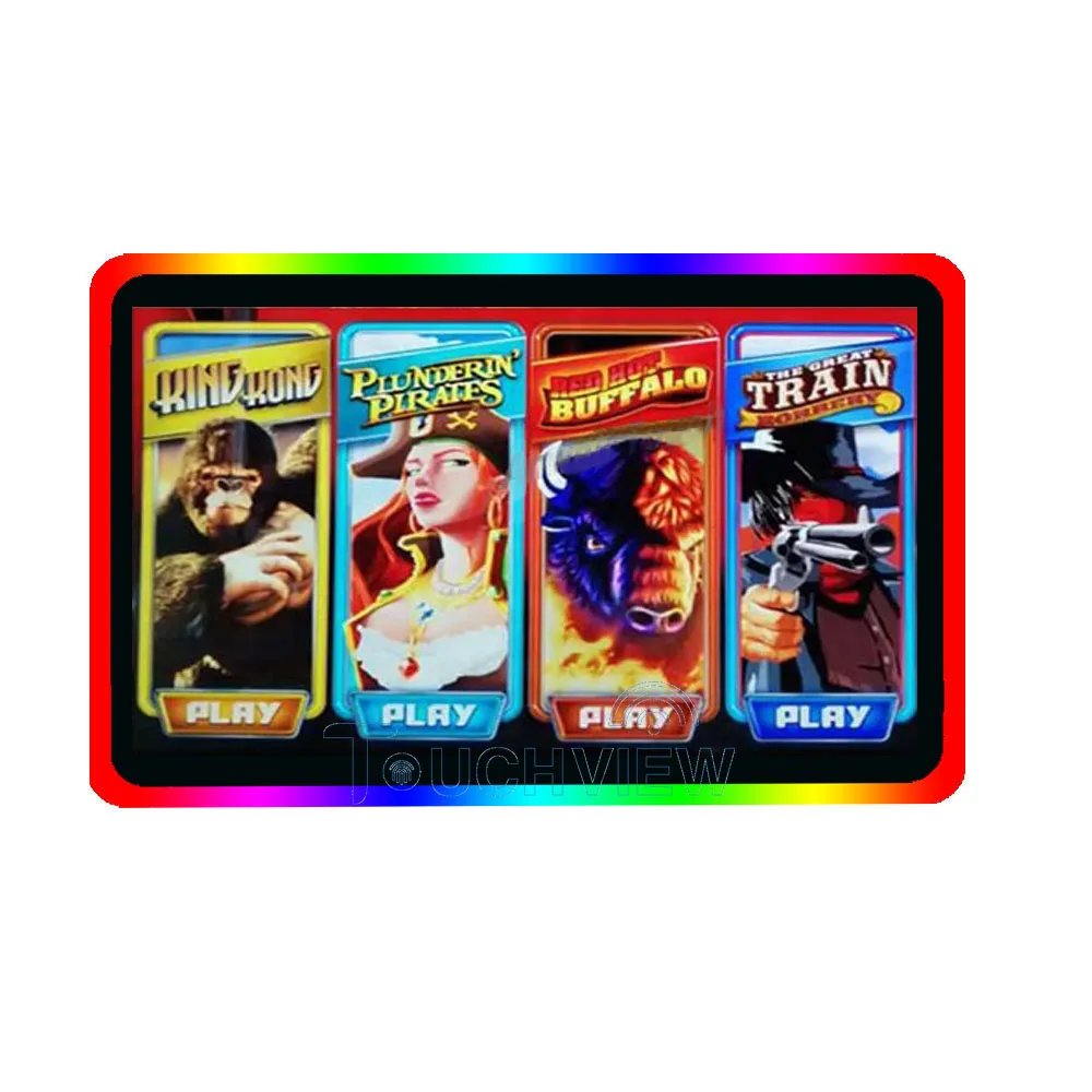 Factory Low Price 27 Inch  PCAP Touch Screen Gaming Monitor For Fox340s Pog Life Of Luxury 3m Rs232 Fusion 4 Game