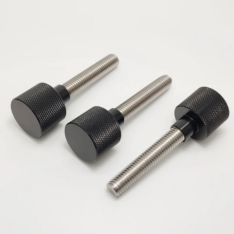 Industrial Aluminum head stainless steel thumb screw Adjustable Clamp Lever Handle Clamping Lever screw handle screw m6 m8 m10