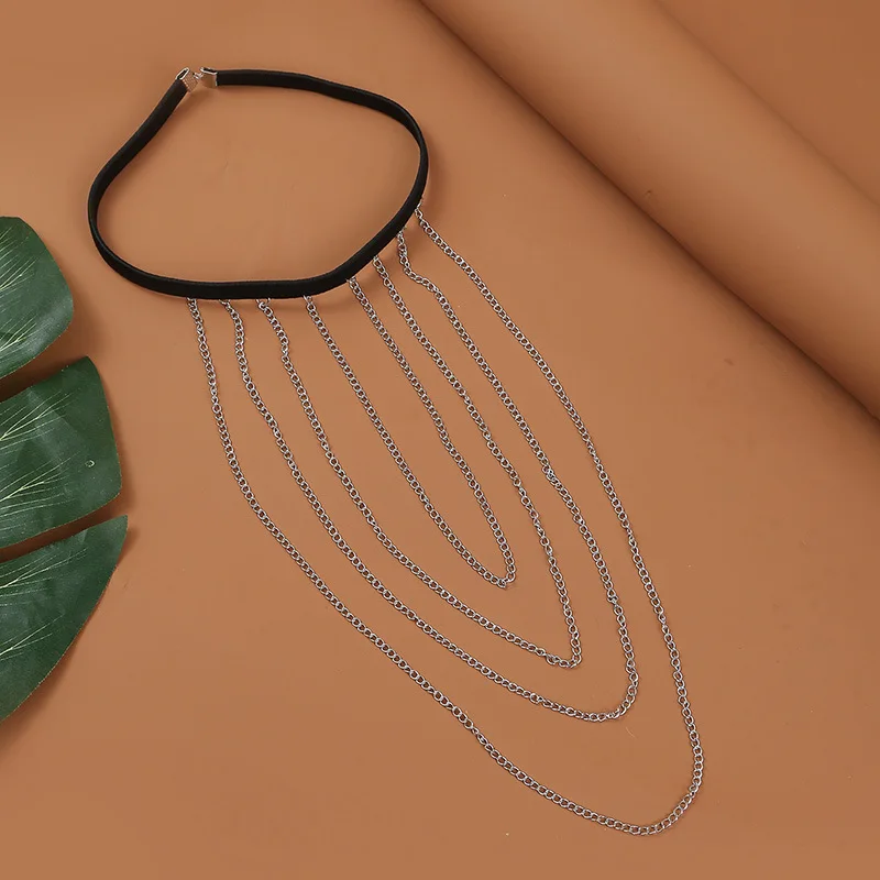 PJ-C553 Sexy Multilayer Gold Plated Body Chain Accessories Elastic Thigh Chain Leg Chains for Women and Girl