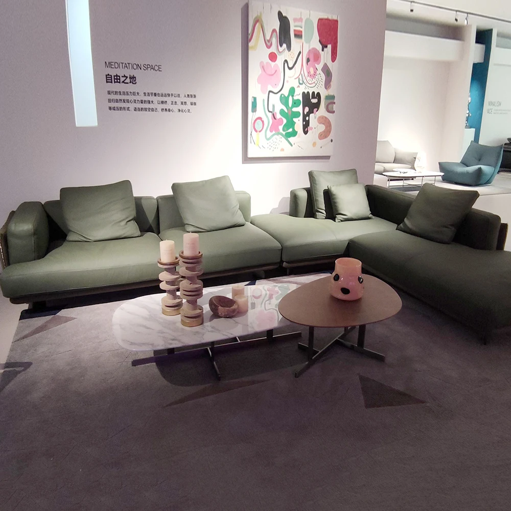 italian luxury villa sofa china modern living room modular furniture sets corner sofa cheap online