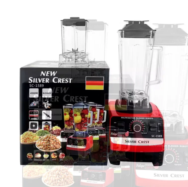 4 in 1 food fruit processing mixer 3d blades steel juicer portable, and food blender for kitchen