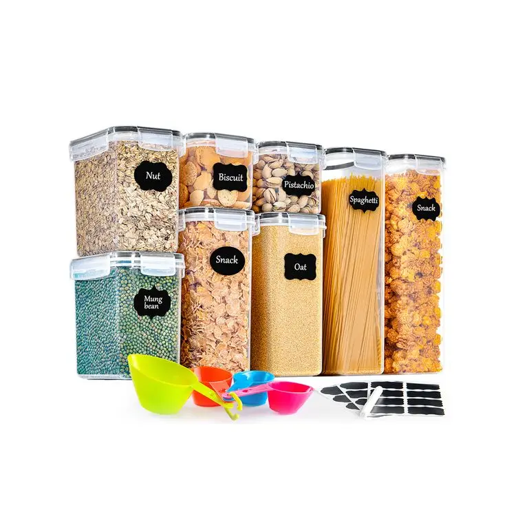 Контейнеры для хранения сухих продуктов, 8 шт.
