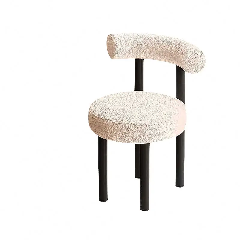 Fabric Chair With Metal Leg Anthracite Baquer