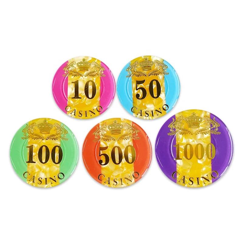 YH Professional Casino 760pcs Baccarat Chip Set Luxury Three Layers Acrylic Poker Chips