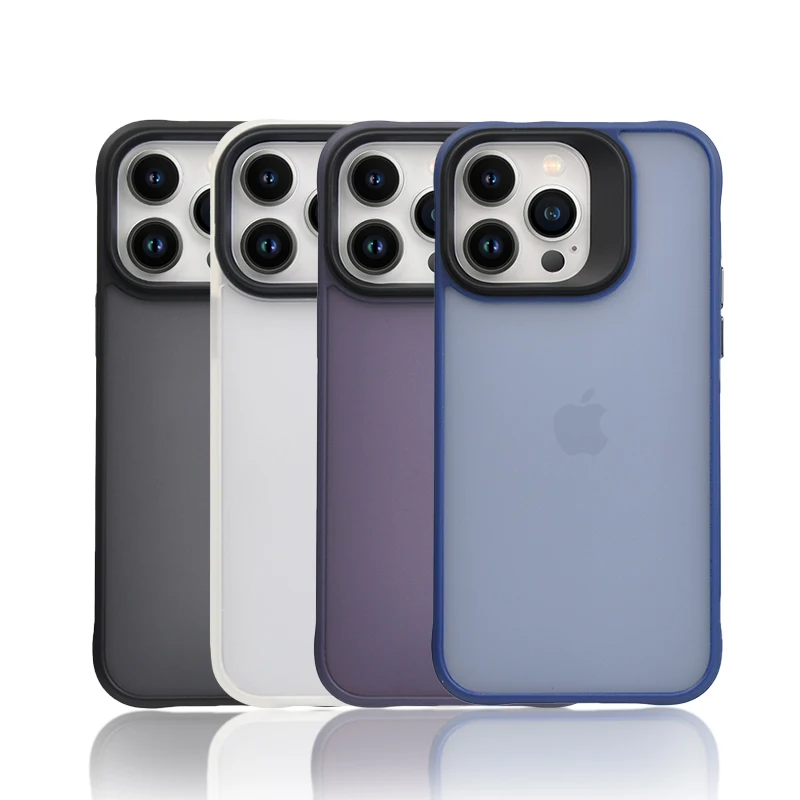 Customized Military Grade Dual Layer Heavy Duty Drop Tested Anti Fingerprint Shockproof Phone Case for iPhone 14 Pro Max 15 Plus