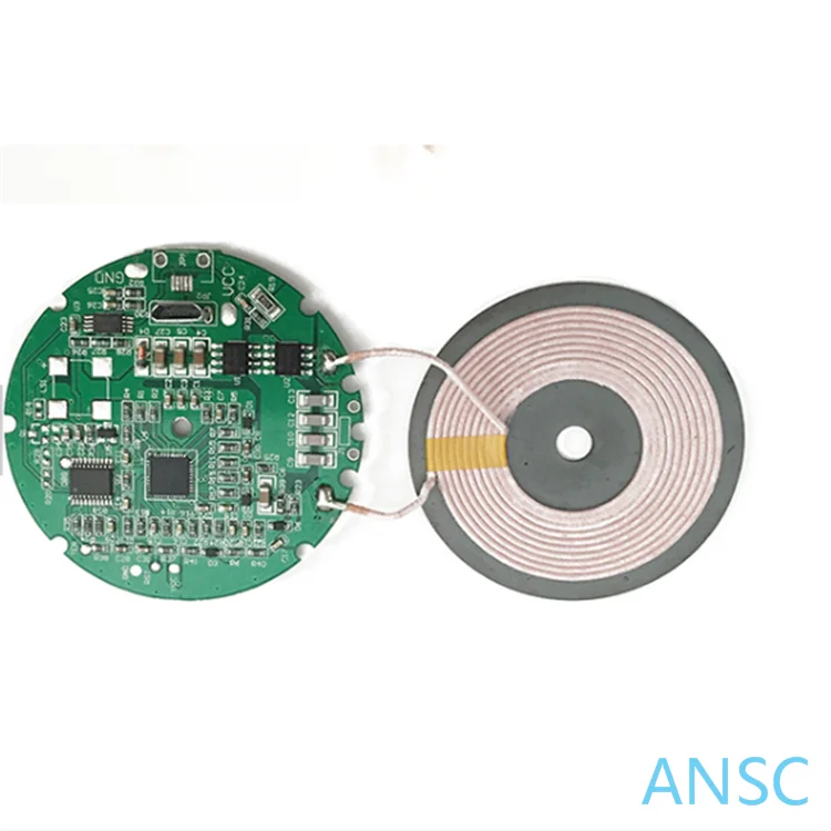OEM ODM Customized Qi Universal Mobile Phone Wireless Charger PCBA Program DIY Transmitter Receiver Chip Coil Module