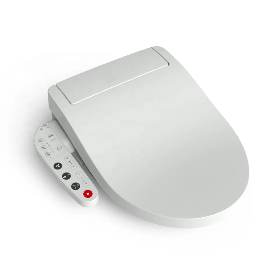 Bathroom hip washing plastic auto heated toilet seat intelligent toilet seat cover electric smart toilet seat cover