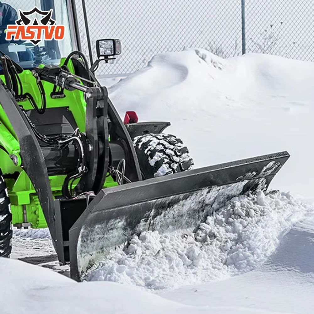 FASTVO 4 Wheeler Skid Steer for Snow Blade