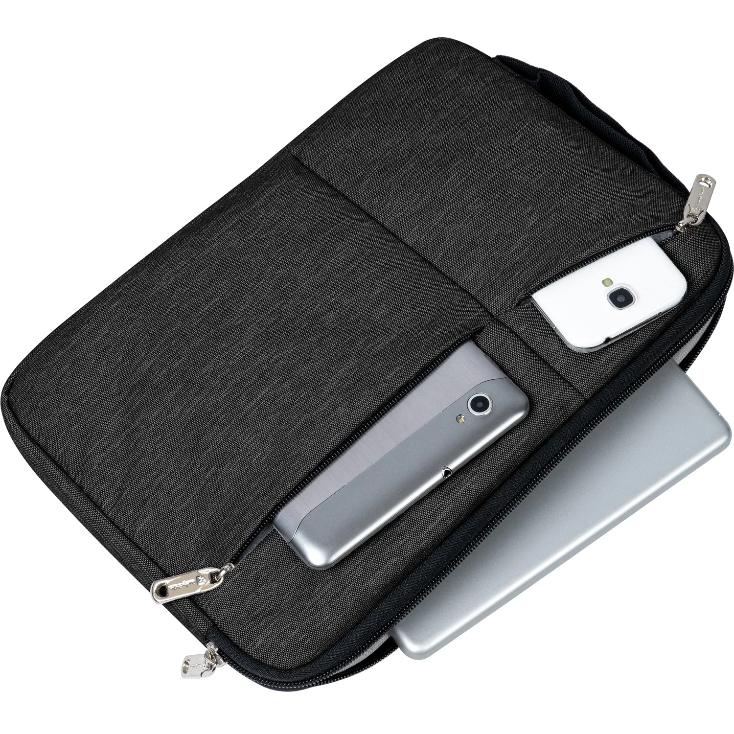 Notebook Blank Laptop Sleeve Case Custom Soft Polyester Case Customized Logo Pouch
