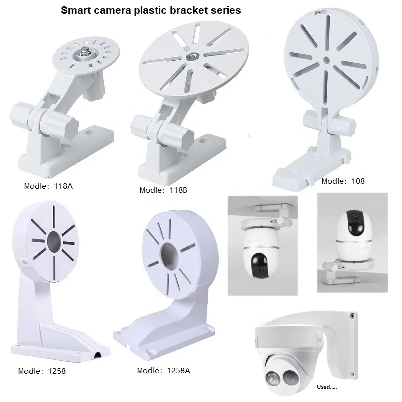 Easy installation plastic CCTV dome camera bracket and Junction Box cctv hemisphere bracket cctv accessories