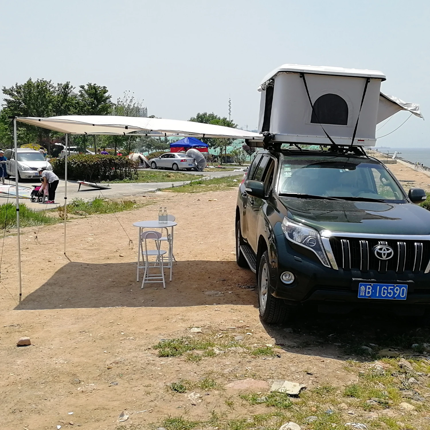 4X4 Camping Tent Car Roof Side Awning Tent Prices