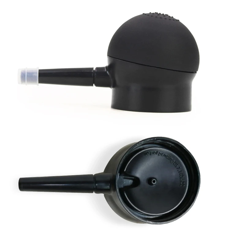 OEM Hair Fibre Spray Pump Black Plastic Hand Spray Nozzle Hair Fiber Spray Applicator