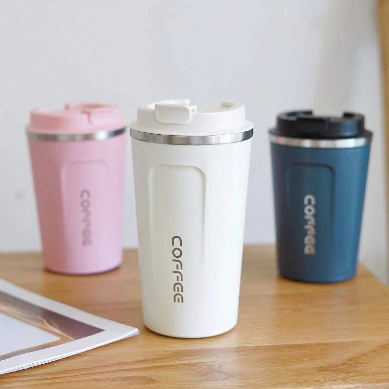 510ml Eco friendly double wall stainless steel tumbler insulated travel coffee mug Insulated Coffee Tumbler Cup with lid