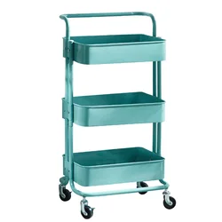 3-Tier Kitchen Storage Cart Sauce Bottle Display Trolley Vegetable trolley