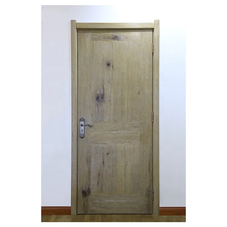 Main Door Design Solid Wood Door Oak Veneer Doors For Wholesale