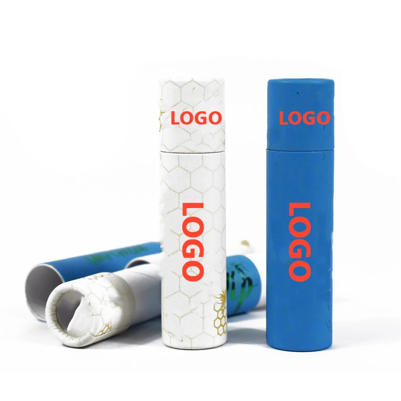 Rigid Cylinder Disposable Cartridge Package Box 1ml Carts Round Tube Child Proof CR Craft Paper Boxes With Custom Logo