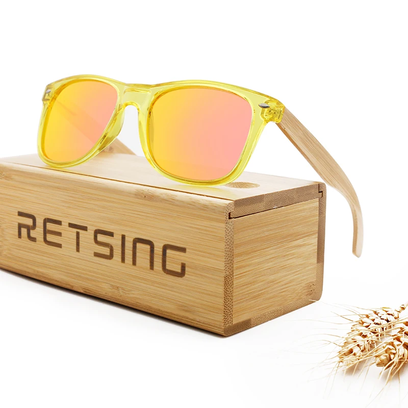Дизайнерские деревянные солнцезащитные очки сделано в Китае оптовая продажа солнцезащитных очков пластиковая оправа бамбуковые дерево