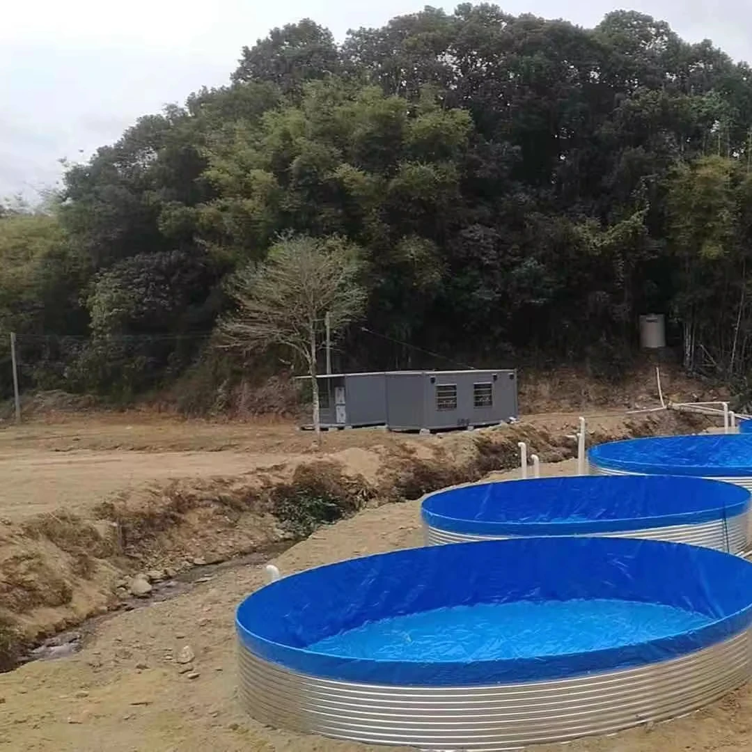 Latest hot sale styles  High Density  Aquaculture Tilapia & Shrimp Ras System Galvanized Steel Aquaculture Ponds
