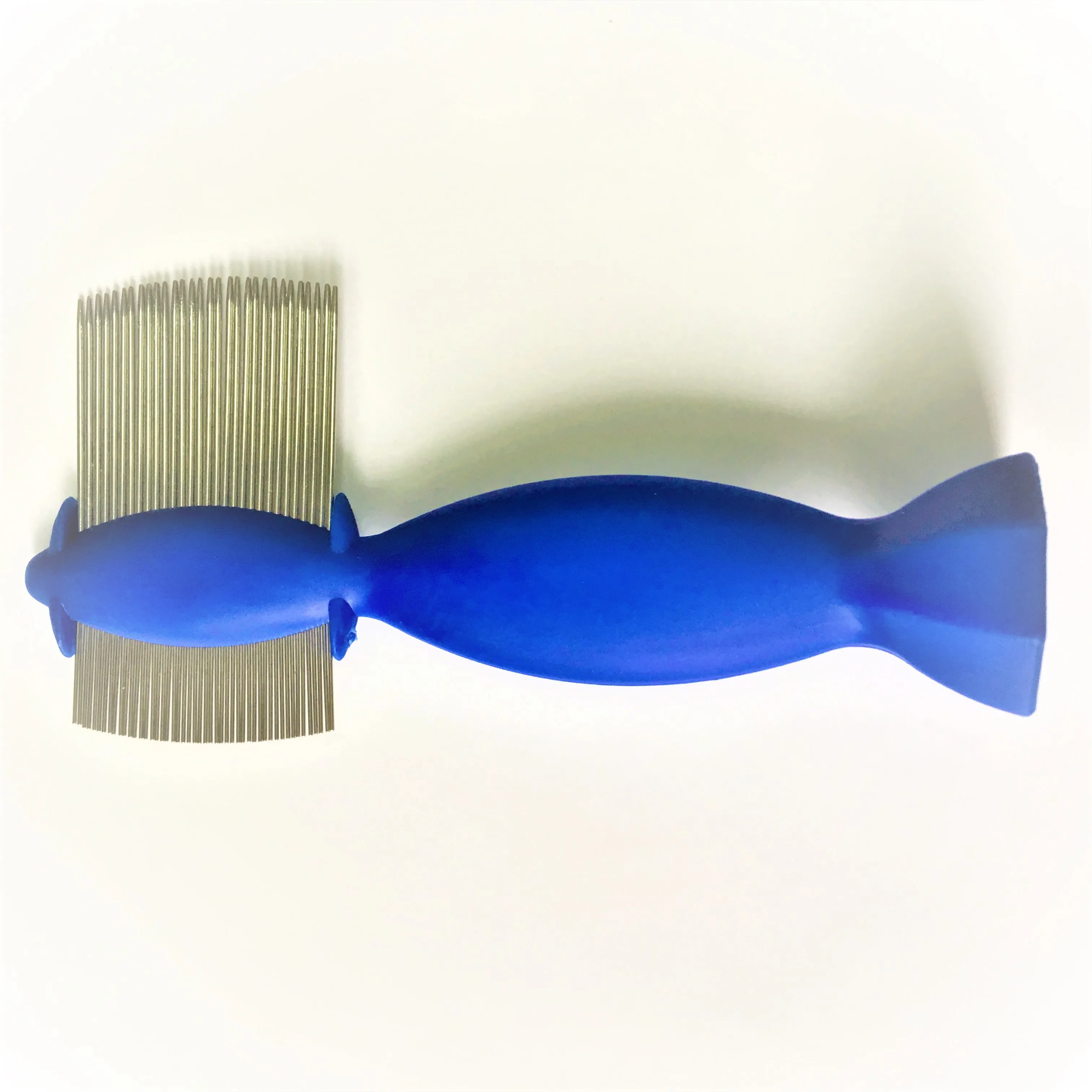 Двухсторонняя напольная гребень для блох с длинными и короткими контактами