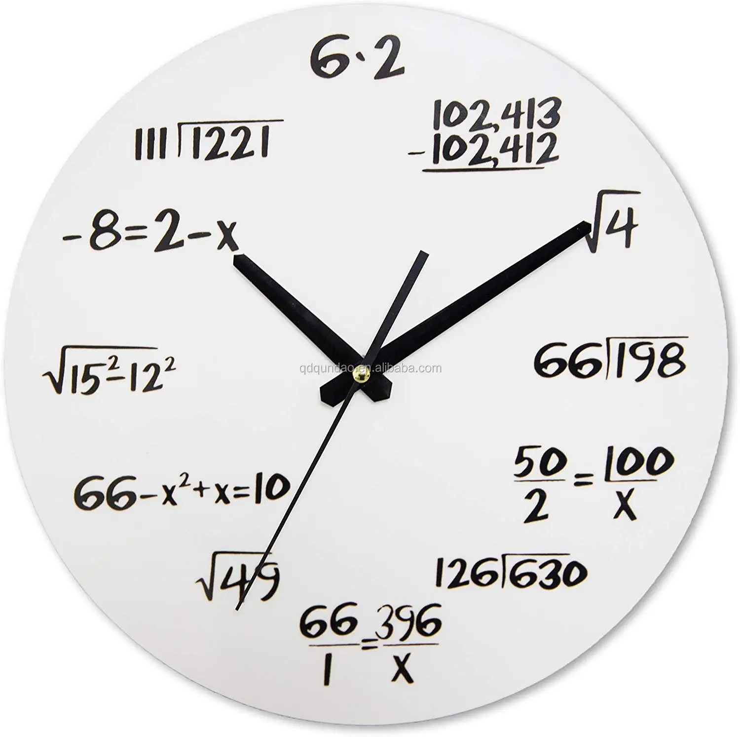 Wall Clock 10 Inch - Modern Wall Clocks Battery Operated,  Simple Wooden Decorative Clock for Bathroom, Office, Bedroom, Home