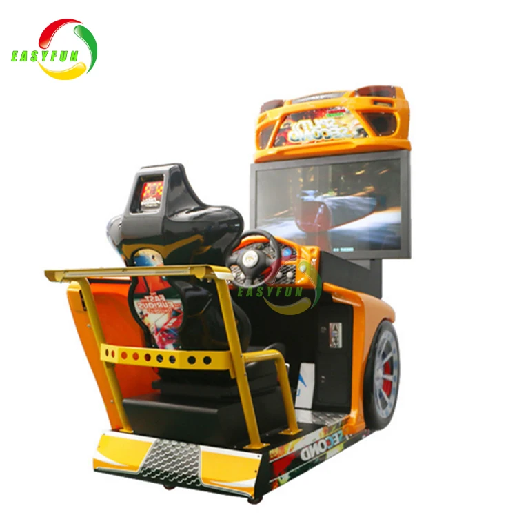 Coin operated amusement parks arcade game car racing game machine