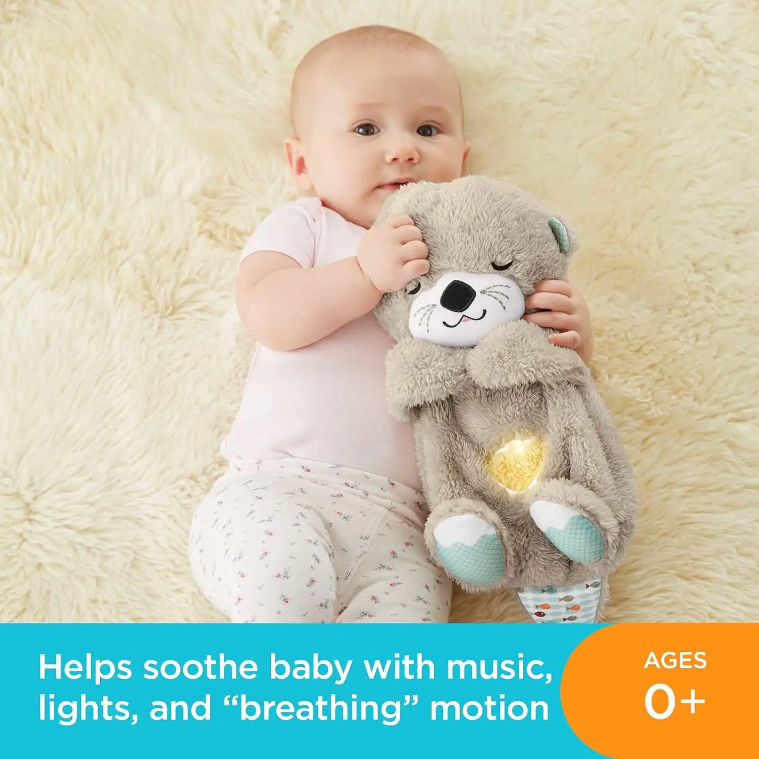 Rhythmic Portable plush sleep Heartbeat Dreamy Bear Baby Cry Sensor Lullabies Songs Musical Breathing Bear