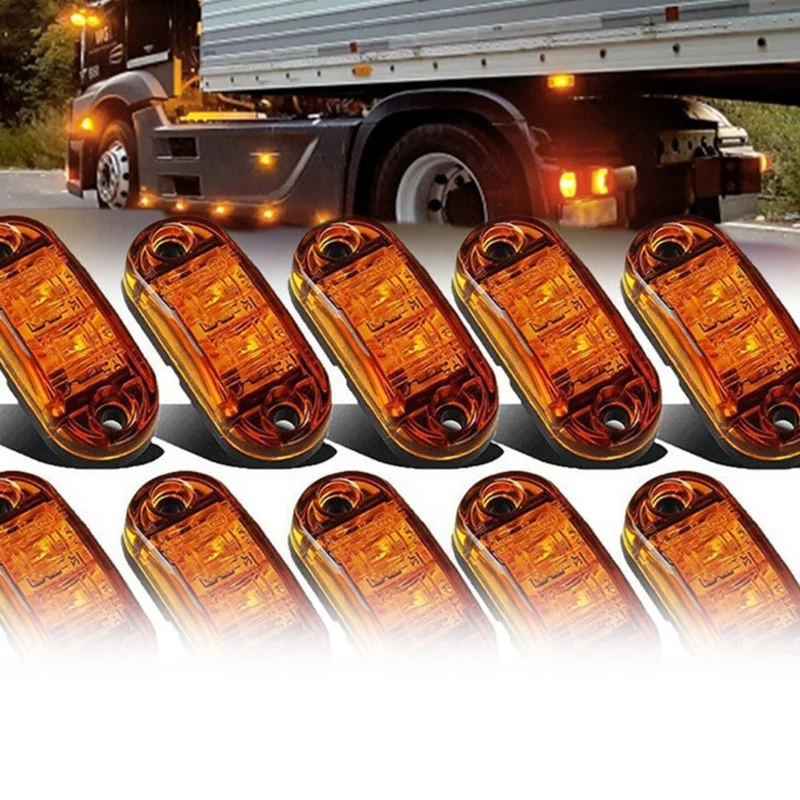 Source Factory Truck Van 2 LED Piranha Trailer Side Tail Waring LED Marker Light For Truck