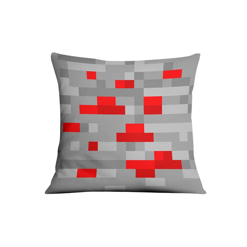 Anime Game Minecraft Plush Pillowcases Children Favorite Cartoon Home Decor Cushion Cover Custom Couch Throw Soft Pillow Cover