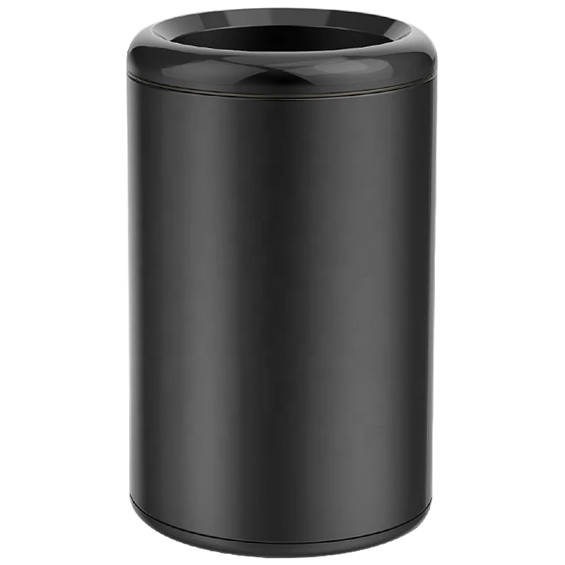 RTS 12L Round Open Top Dustbin Bin Storage Bucket Opentop Dustbin Trash Can Waste Garbage Dust Steel Open Lid Metal 25*25*40.5 *