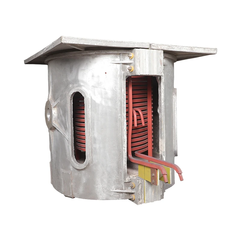 500kg induction iron copper aluminum cast melting furnace for platinum with high quality