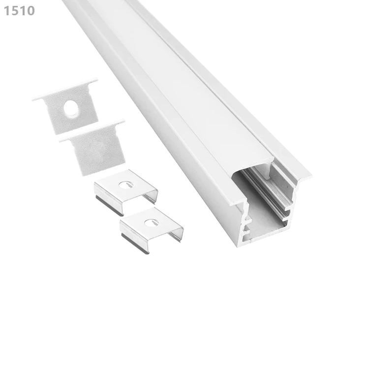 15*10 embedded led lamp strip housing 1m 2m 3m length customized high-quality aluminum housing led aluminum profile price
