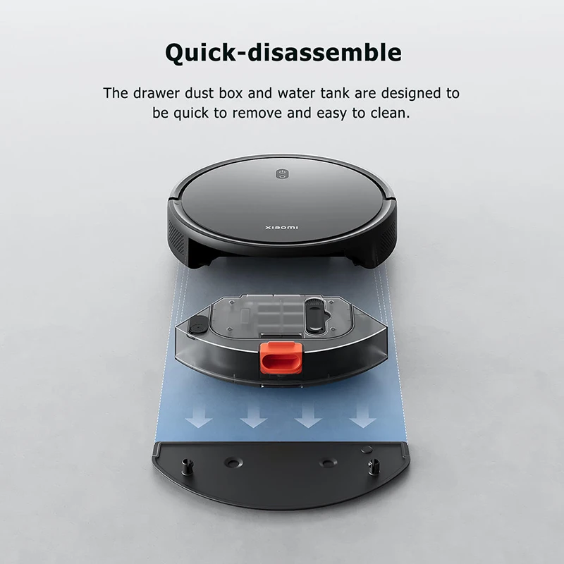 Xiaomi Robot Vacuum E10C 3500Pa Powerful Suction Fan Blower Combination of Multiple sensors App Control Smart Water Tank
