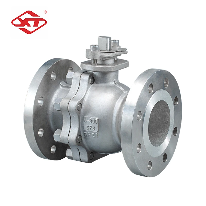 Китайский шаровой клапан производитель предоставляет двухкомпонентный фланцевый шаровой клапан из нержавеющей стали