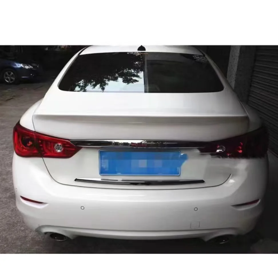 Спойлер из углеродного волокна HGD для Infiniti Q50 2014 + JDM настоящий спойлер задний заднего крыла