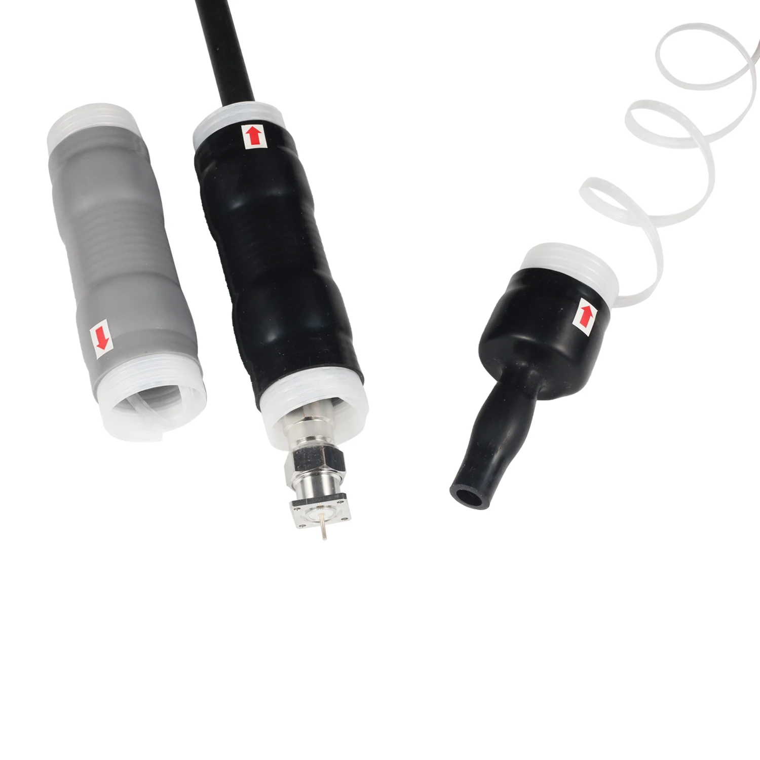IP68 Waterproof Silicone Rubber Cold Shrink Tube with Mastic for Telecom Coaxial Cable