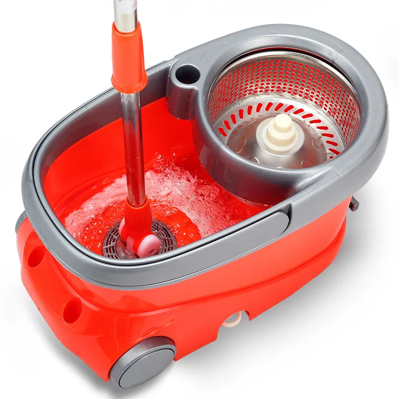 
Bekahos Household 360 Degree Walkable Style Spin Magic Mop Easy Clean Mop Bucket With Wheels 