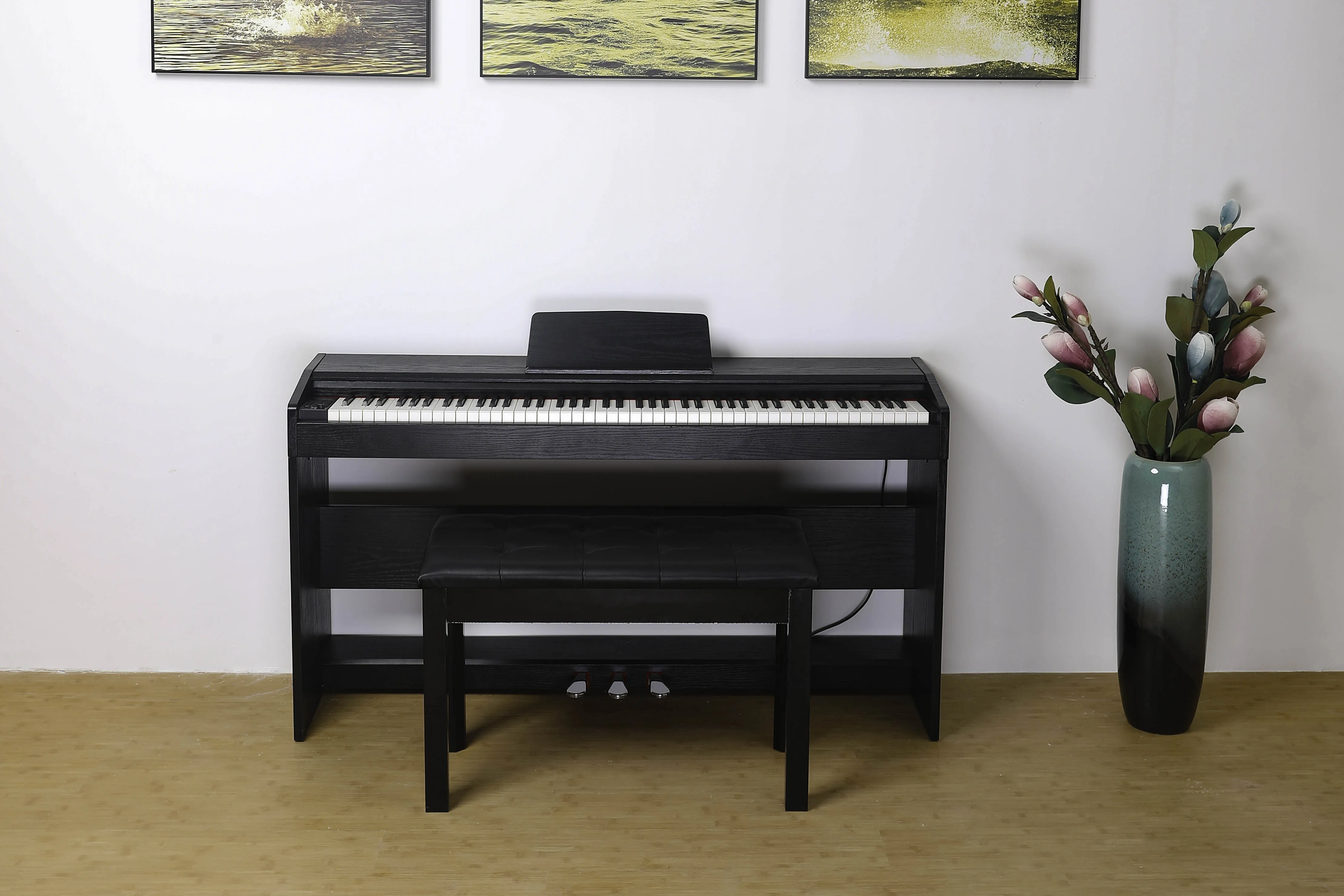 Wholesale Price Electric Keyboard Style XH-8801 Black Color Upright 88-Keyboard Digital Piano