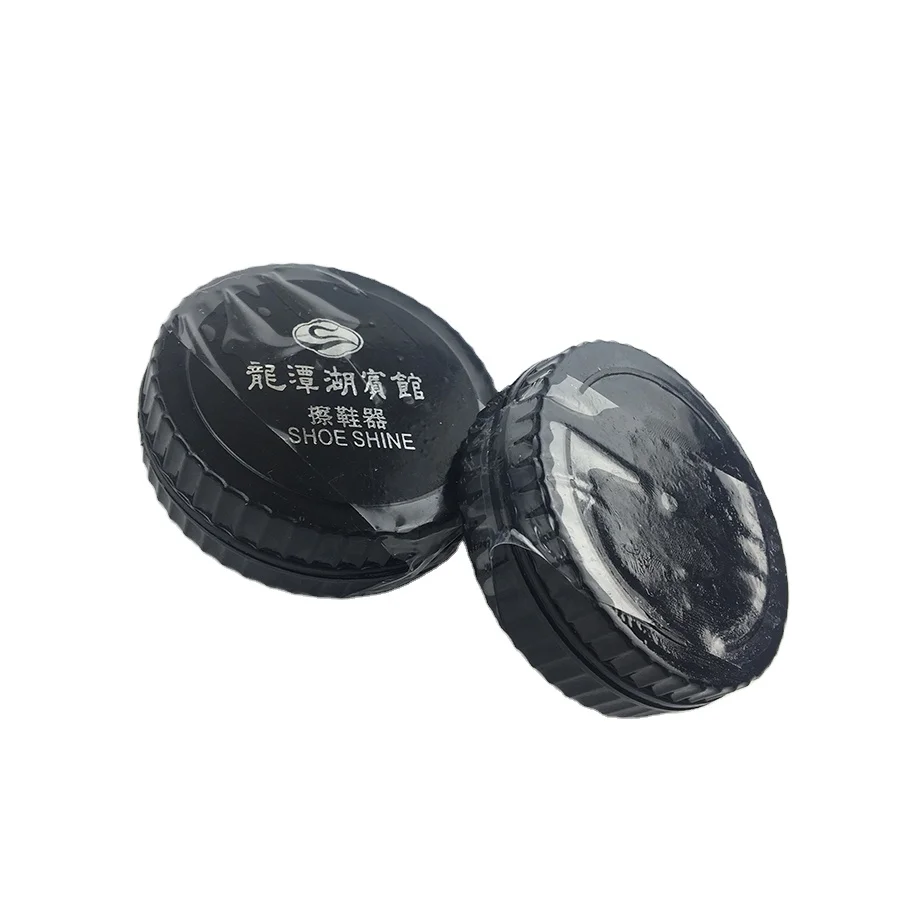 hotel round instant shoe shine sponge